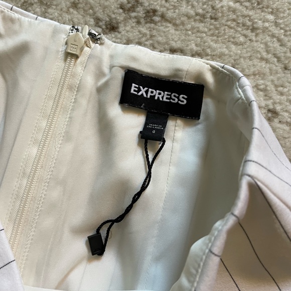 Mid length pin stripe pencil skirt from Express - Picture 3 of 3